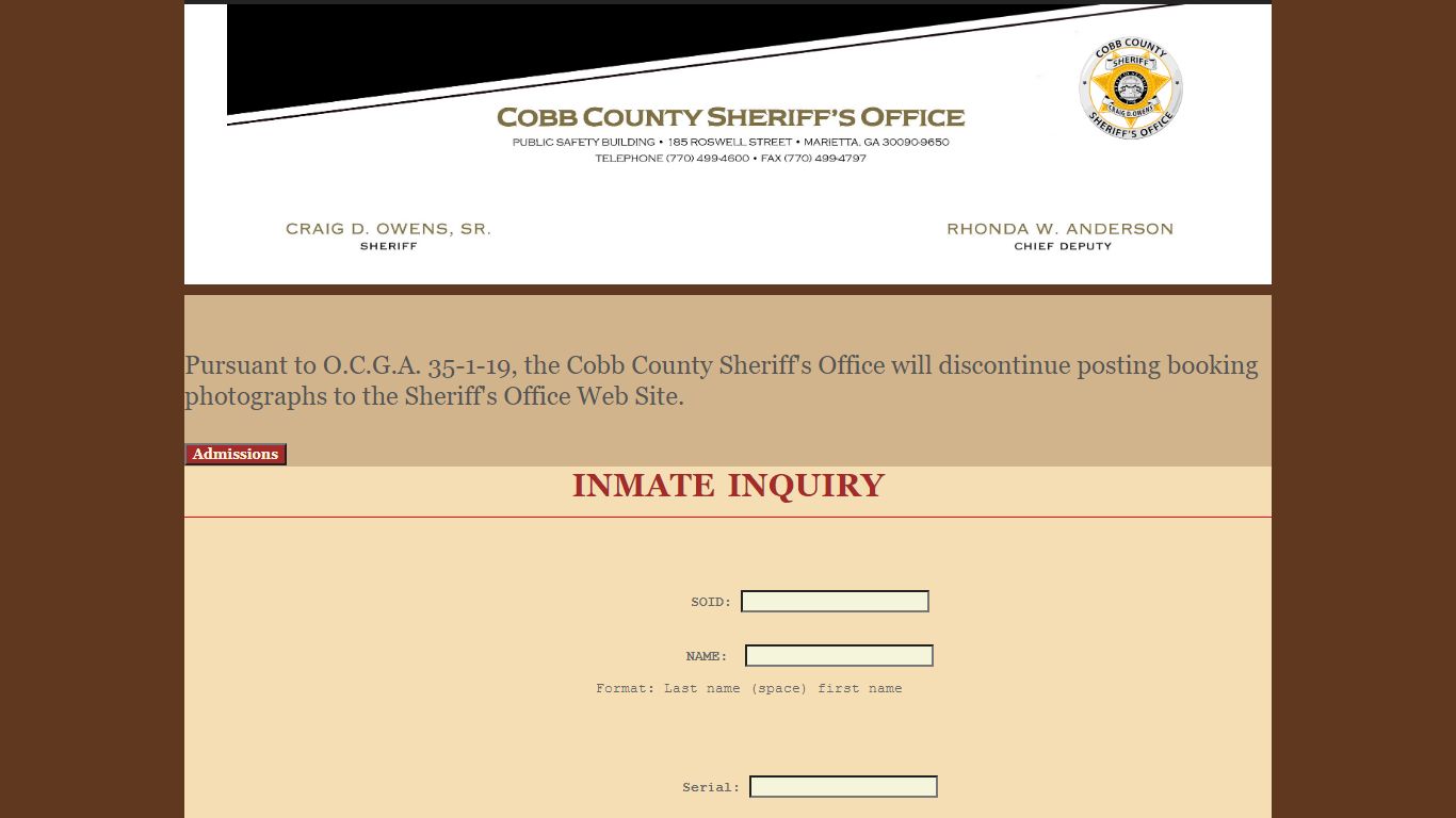 Cobb Sheriff